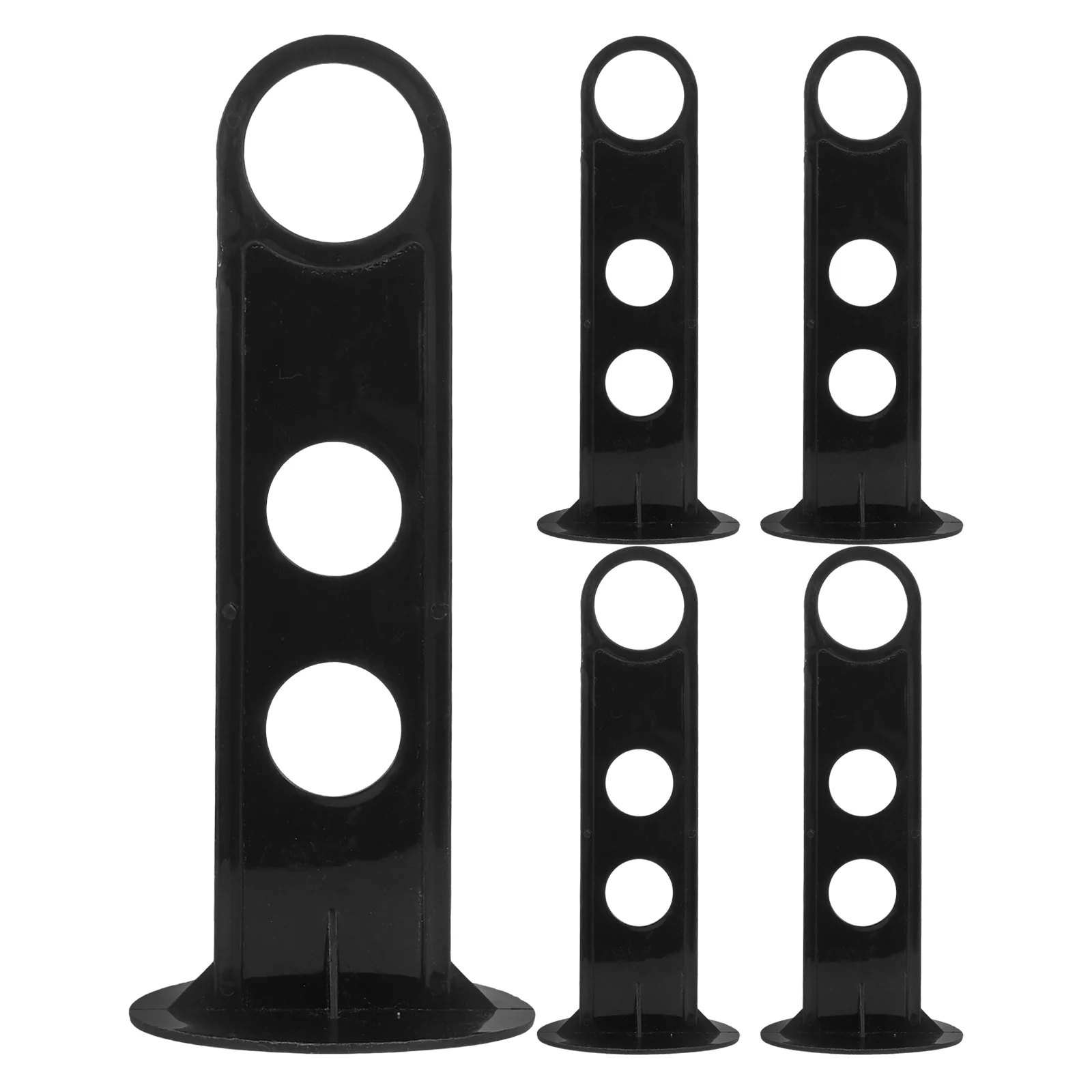 

5 Pcs Sign Plate Equipment Logo Dish Rack Plastic Sports Cone Stands Disc Cones Racks