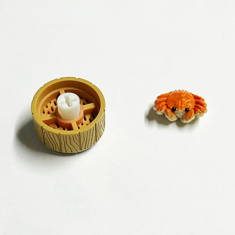 Esc-customized Steamed Cage Crab Keycap Teclado Mecânico Handwork Chaves Design de Sucção Magnética - Imagem 2