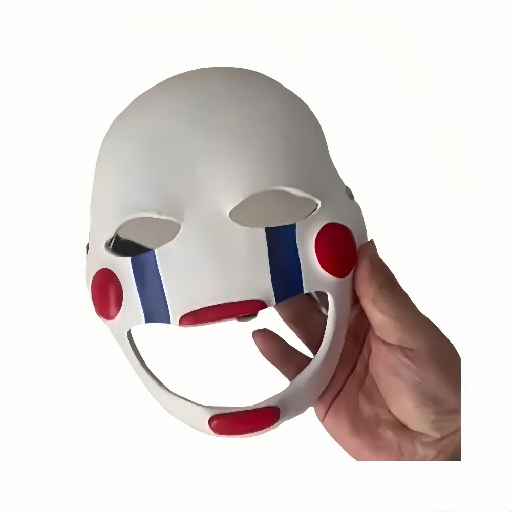 Clown-Maske mit Blumenmuster, Halloween, Weihnachten, Party, Anziehspiel, Aufführung, Harzmaske, lustige Clown-Maske – Detail 5