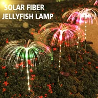 Solar Jellyfish Light Outdoor Waterproof Flowers Garden Lamp 7 Color Changing Landscape Yard Patio Pathway Christmas Sun Light 1