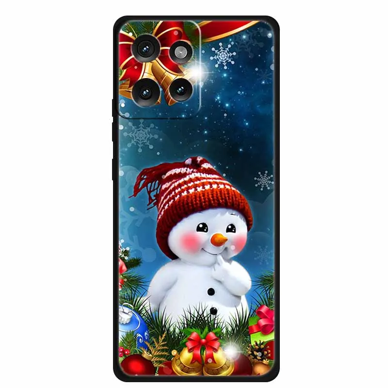 Festive Holiday Silicone Case - Soft TPU Protective Cover with Christmas Design