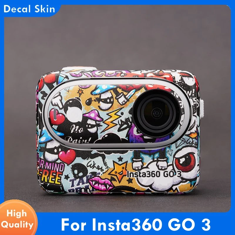 Decal Skin For Insta360 GO 3 Anti-Scratch Vinyl Wrap Film Insta 360 GO 3  Action Camera Body Protective Sticker Coat Insta360 GO3