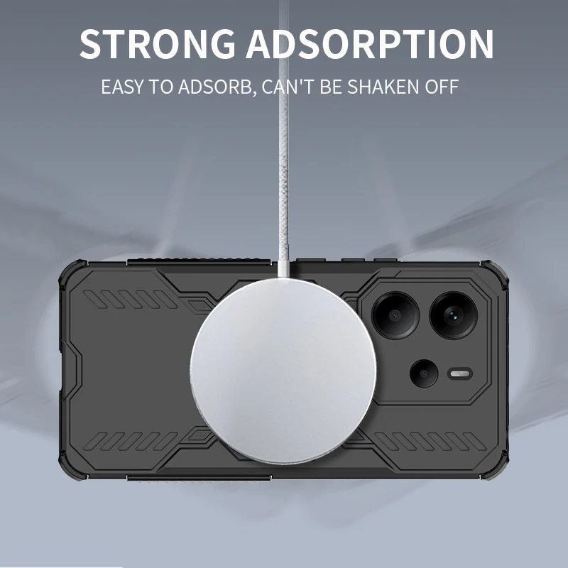 Anti-Dust Strong Case with Fall Protection and Magnetic Features