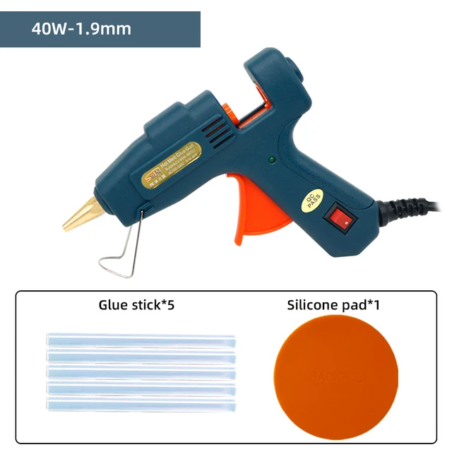 Small Aperture Hot Melt Glue Gun 40W 1.3mm/1.5mm Nozzle Hot Melt Gun ...