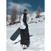Men's Women's Single Board Ski Pants Waterproof Loose Fit Track Pants Wear Resistant Professional Double Board  Snowboard Pants 5