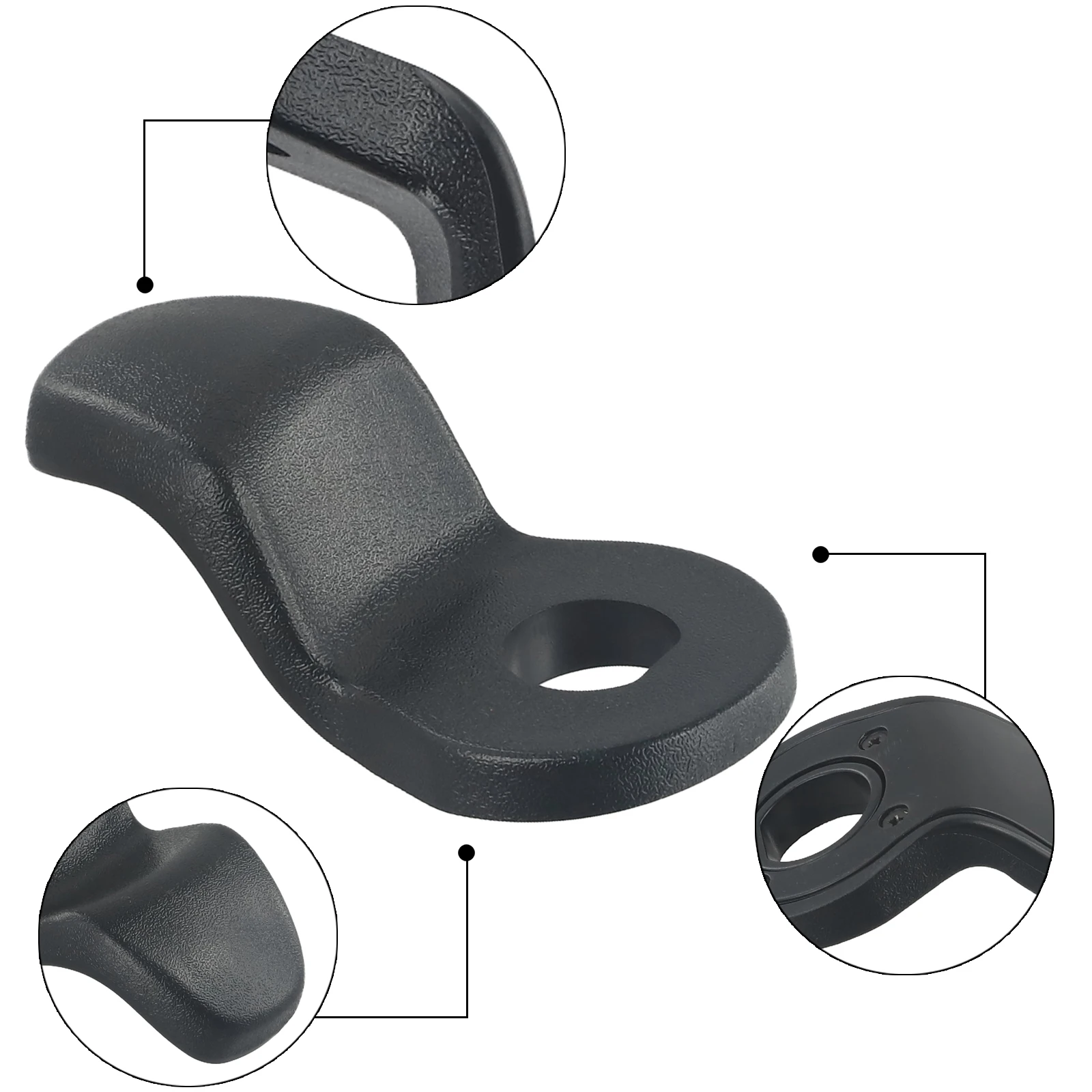

Brand New High Quality Glass Grip Trunk Door Handle Part Plastic Practical 1pc 817902E010 Black Car Accessories