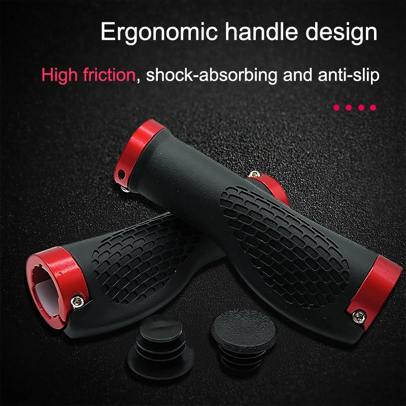 Bicycle Grips MTB Bike Handbar Grips Rubber Non-slip Bilateral Lock Cycling Bmx Handle Bikes Handlebar bike handlebar grips