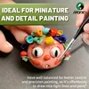 10pcs Marie's Miniature Model Synthetic Paintbrushes Kit,Micro Detail Brush Set for Acrylic,Oil,Watercolor,Paint by Number 4