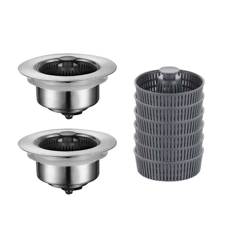 Sink Drain Strainer Baskets Bounce Cores Drain Filter Anti Clogging Sink Stopper DropShipping detachable drain stopper push type bounce cores drain filter sink strainers dropship