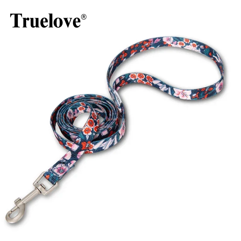 

Truelove Floral Pet Leash Spring Design Small Boys Girls Dogs Cats Lihgtweight Rope Running Training Dog Leash Polyester TLL3113