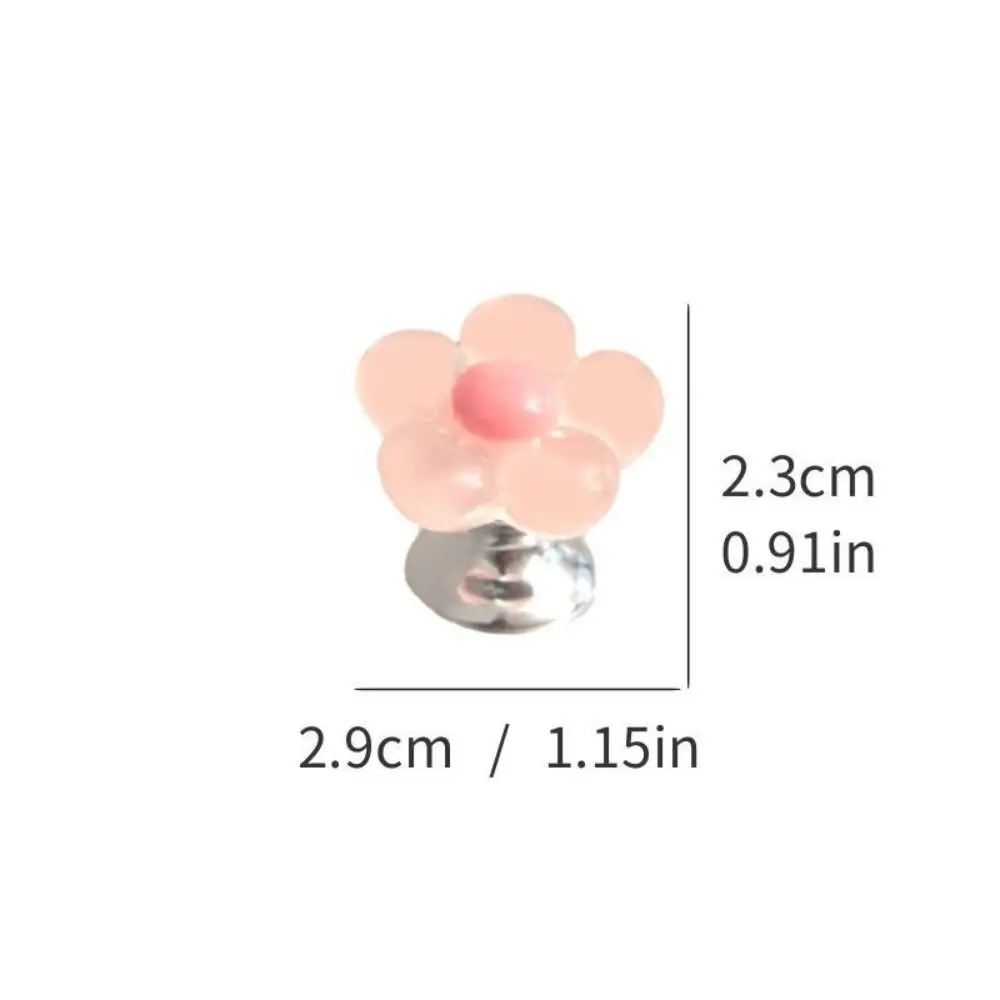 Flower Shaped Toilet Tank Button Resin Flush Toilet Tank Button Labor-saving Drawer Handle Aid Lid Lifter Creative