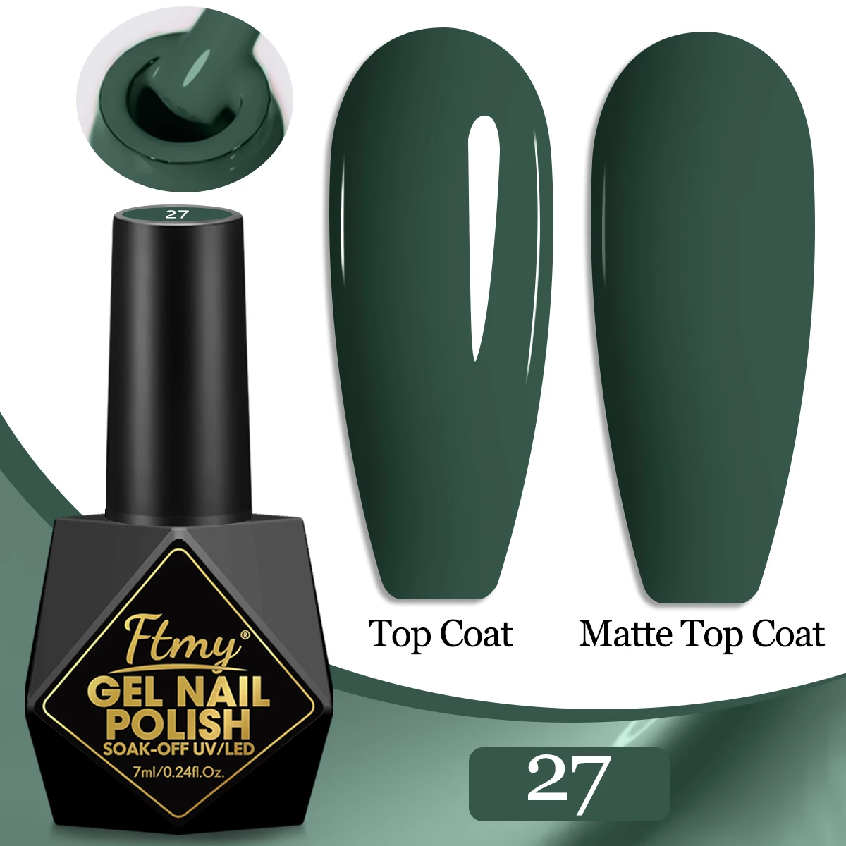 Color Gel Polish Set - Popular Series, 7ml, Vibrant Manicure Collection with Smooth Texture, UV LED Soak Off Semi-Permanent Nail Art