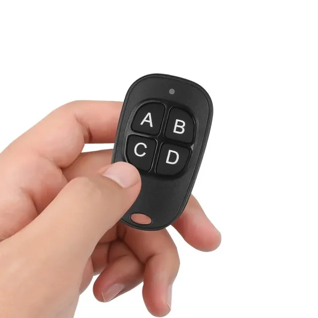 Universal 433MHz Remote Control Garage Door Opener Wireless Transmitter 4 Keys Duplicator Clone Electric Door Key Copy Remote 4