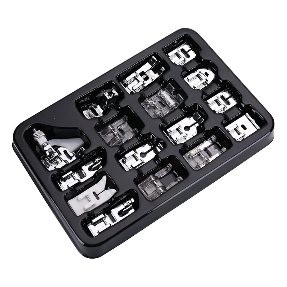 Sewing Supplies Sewing Machine Presser Foot 11-82pcs/Set Press For Brother Singer Kit Braiding Blind Stitch OverLock Zipper Ruler Parts