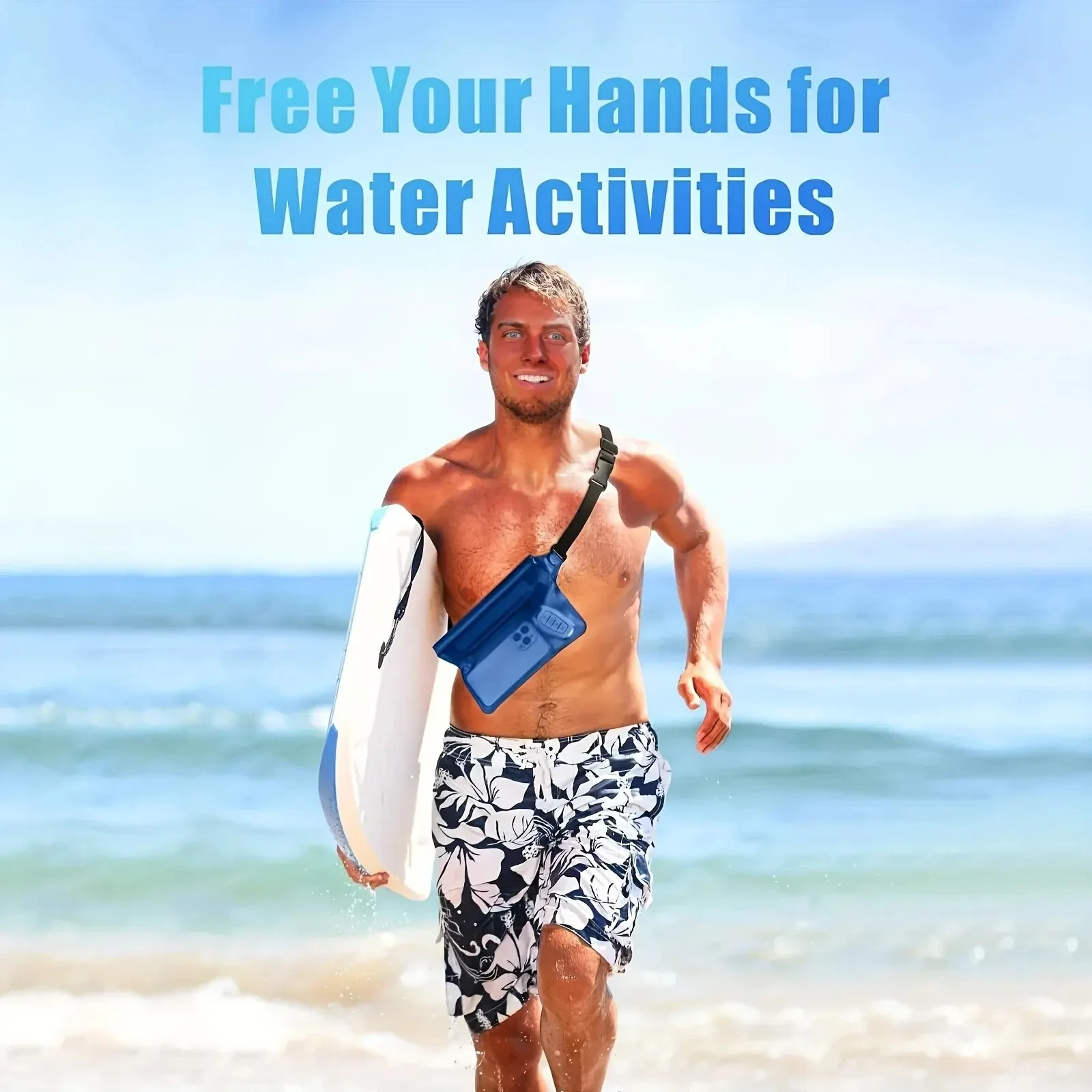 Waterproof Mobile Phone Storage Bag for Swimming Rafting Diving