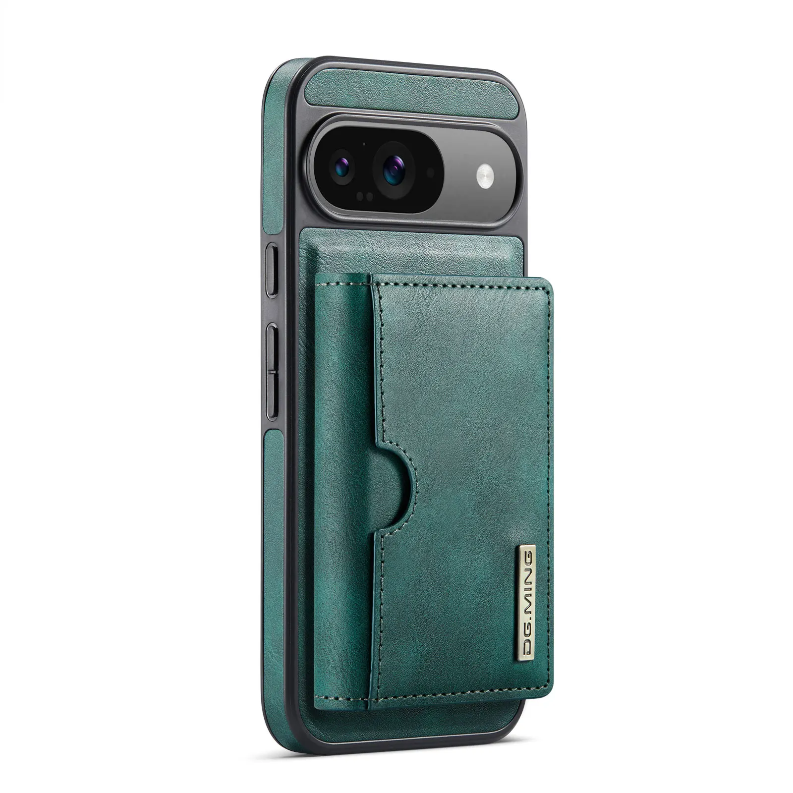 Premium RFID-Blocking Leather Wallet Case - 2-in-1 Detachable Magnetic Cover