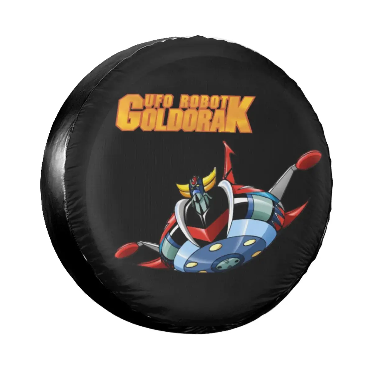 windshield cover for sun Goldorak Grendizer Spare Wheel Tire Cover Case Bag Pouch for Jeep Pajero Anime UFO Robot Goldrake Dust-Proof Vehicle Accessories Tire Cover Car Covers