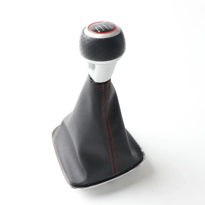 Car Gear Shift Car Gear Shift Knob Shift Handle Cover For Volkswagen VW Polo 6r 6c Hatchback Sedan 2011 2012 2013 2014 2015 Car 5 6 Speed Gear Shift Knob Gaitor