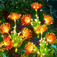 Outdoor IP65 Waterproof Garden Lights LED Solar Flower Light for Pathway Yard Lawn Backyard Home Decoration Solar Landscape Lamp 1