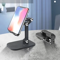 IPad IPhone Foldable Tablet Mobile Phone Desktop Phone Stand for Samsung Desk Holder Adjustable Desk Bracket Smartphone Stand