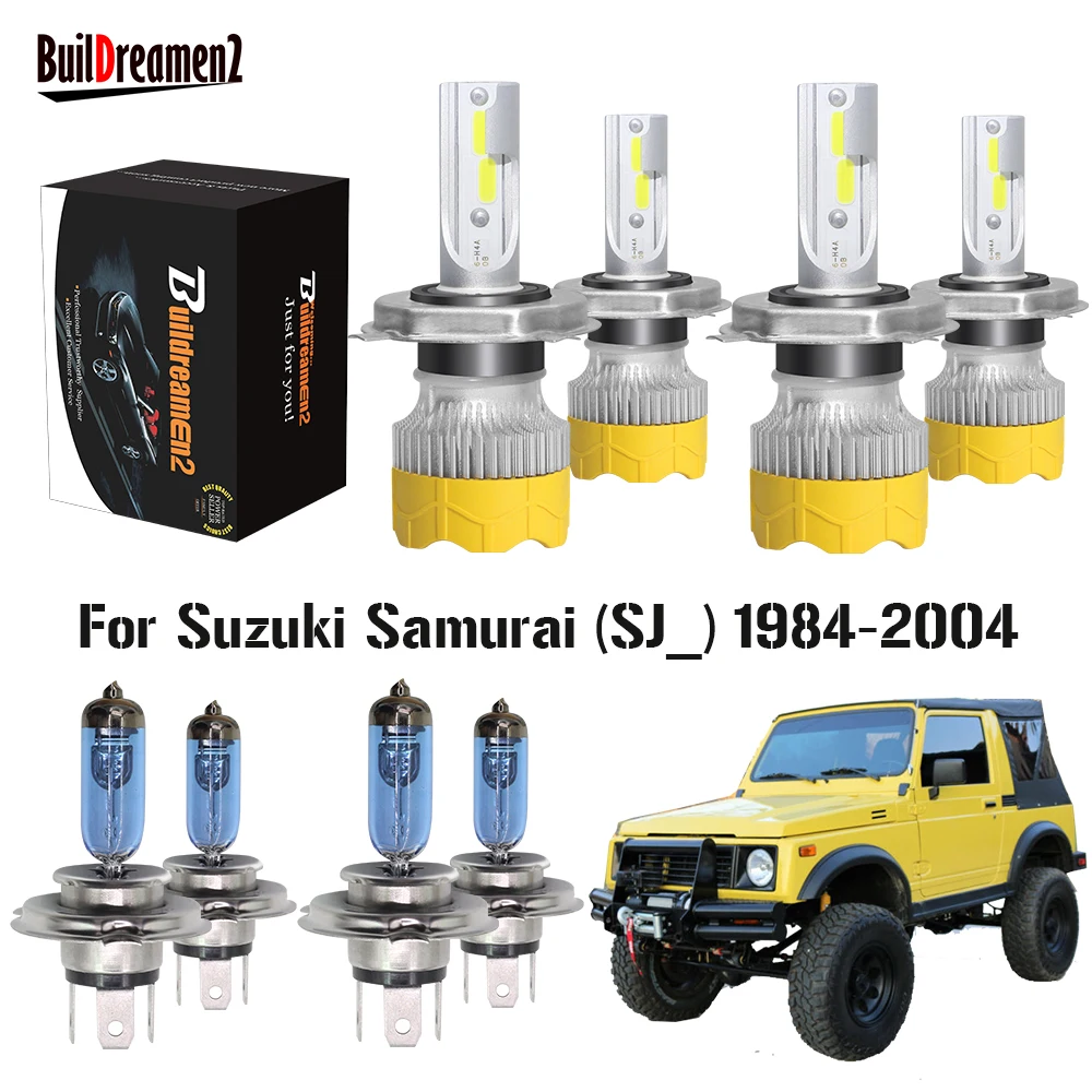 

4 шт., автомобильные галогенные фары, 12 В, для Suzuki Samurai (SJ _) 1984-2004