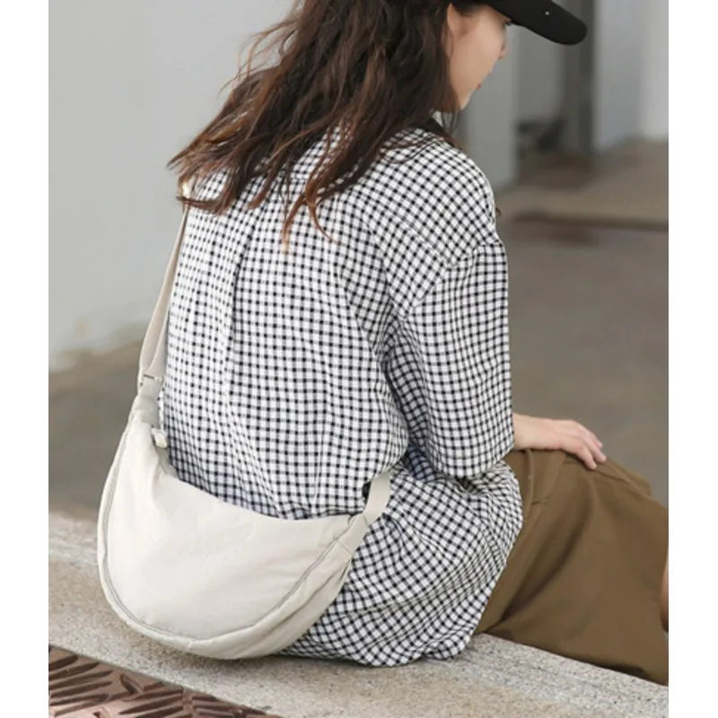 Bag Luxury Shoulder Crossbody Nylon Cloth Handbags For Women New Casual High-Quality Style Messenger Versatile Multicolored Y2k