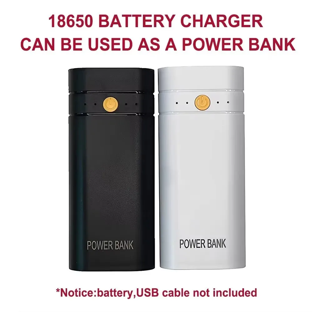 5V 2A 6000mAh 2X 18650 USB Type-C Battery Charger Case DIY Power Bank Box For Phone Electronic Charging Not Including Batteries BEST SELLERS