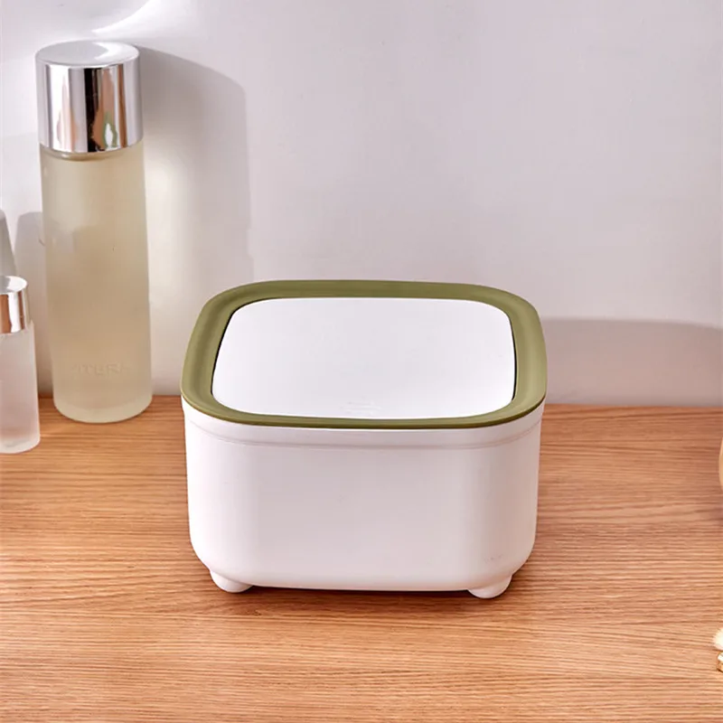 Mini Small Waste Bins Desktop Garbage Basket Home Table Plastic Trash Can Office Supplies trash can desktop trash can