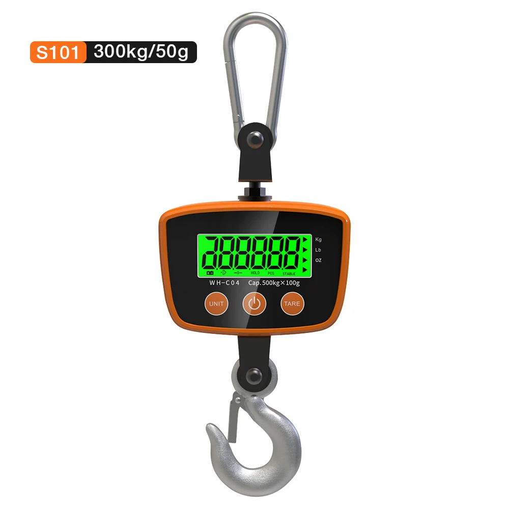 LCD Digital Crane Scale Heavy Duty Industrial Scale 300kg/500kg