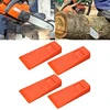 ipiip 4 Piece Buckling Wedges Felling Orange Plastic Cleaving Chainsaw Tree Cut 2