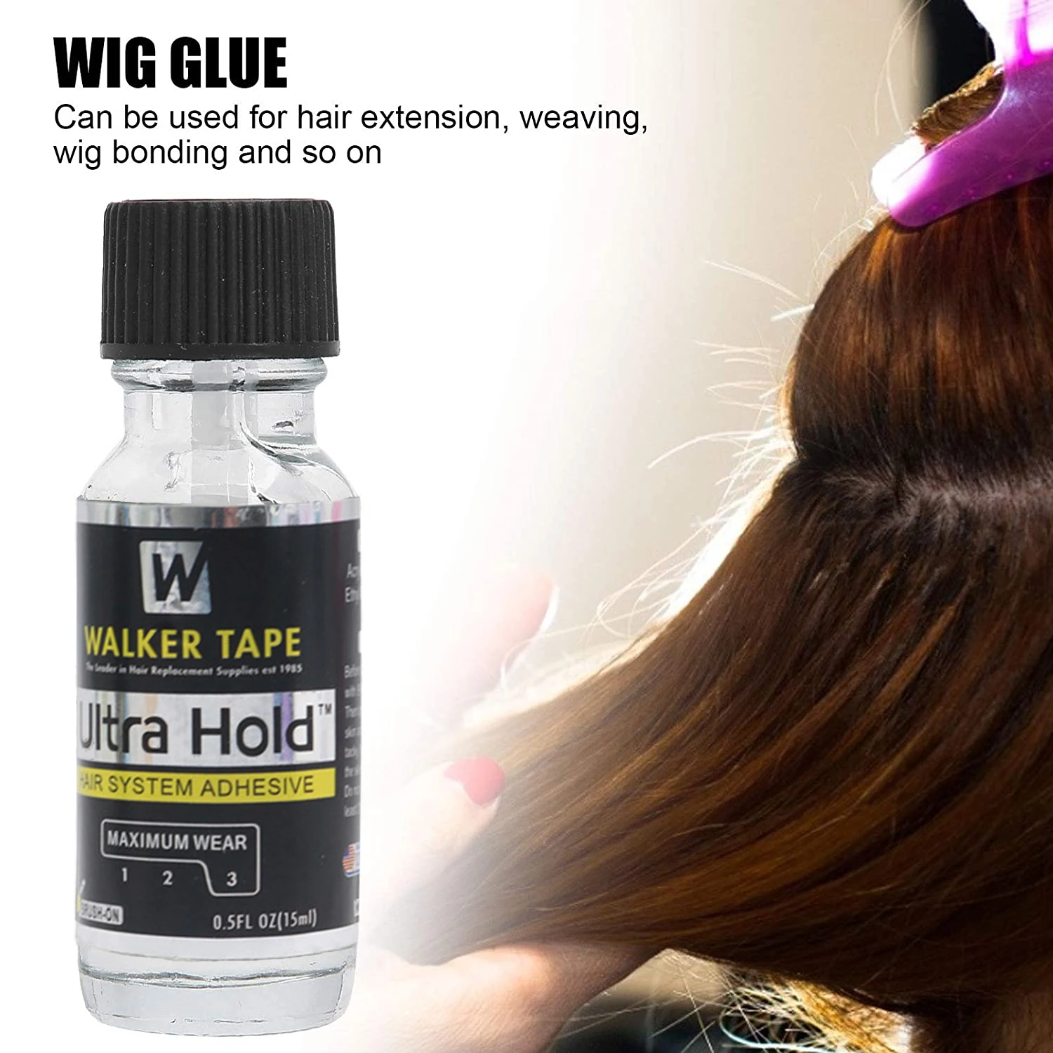 38ml Lace Glue Waterproof Wig Glue Invisible Got 2b Glue Strong Hold Wax Stick Wig Accessory Private Label for Closure Toupee