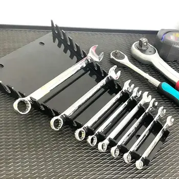 Household Wrench Rack 13-groove Screwdriver/Hammer/Pliers Storage Holder Garage Wall Mount Hardware Tool Display Hanger