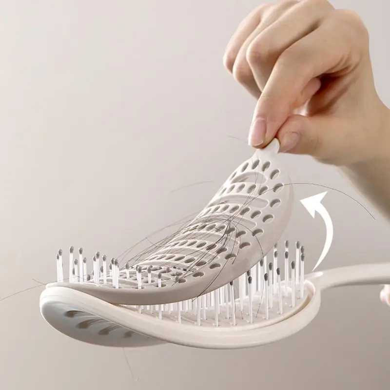 Vented Paddle Brush for Curly Hair Detangling
