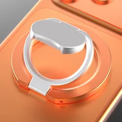 Dual - Sided Magnetic Phone Stand and Ring Holder Kickstand (Orange)