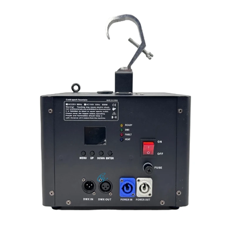 600W Stage Sparking Machine Upside Down Type With LED DMX512 For Wedding Party