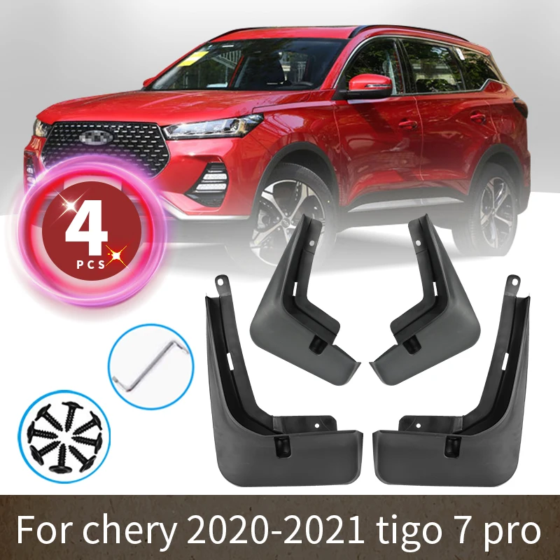 Parafanghi Per Auto Per Chery Tigo 7 Pro Paraspruzzi 2020 2021 Parafango Anteriore Posteriore Paraspruzzi Accessori Per Auto