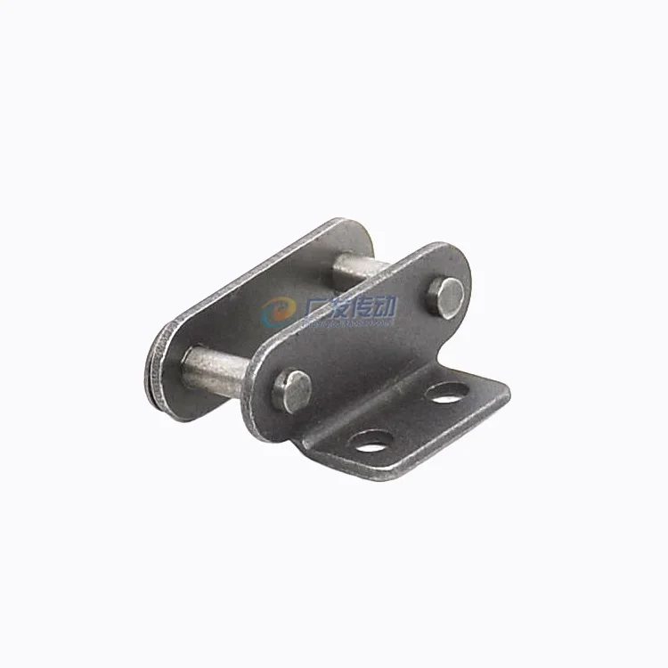 1pcs Double Pitch Single-side Double-hole Bent Plate Conveyor Chain Chain Buckle Full Buckle Join C2042/C2052/C2062