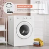 3.5 Cu. Ft. 1500W Stainless Steel Clothes Dryer Sensor Dry ECO Mode Wide-Angle Door Opening Portable Apartment ETL Certified 3