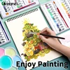 Marie's Gouache Paint Set,18 Colors & 2pcs Paintbrushes Kit in 5ml/Tubes for Canvas,Paper,DIY,Painting for Adults,Students 3