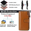 SENDEFN Fashion Women Wallets Long Split Leather Large Capacity Credit Card Wallet Phone Purse Female 6