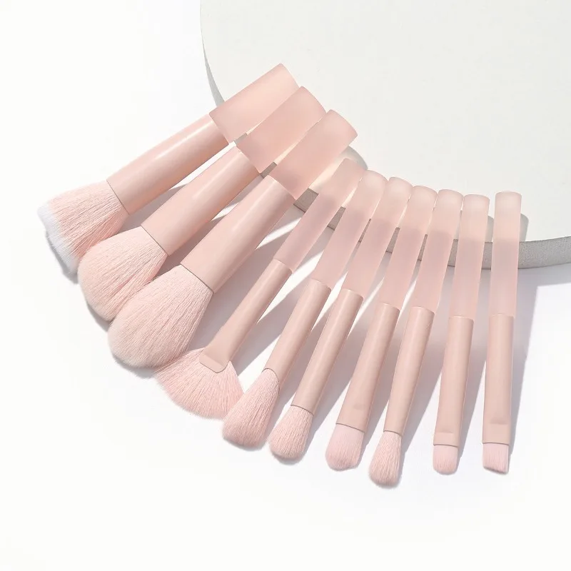 

10 Mini Semi Sugar Jelly Cosmetic Brush Concealer High Gloss Brush Soft Comfortable Makeup Accessories New Portable Beauty Tools