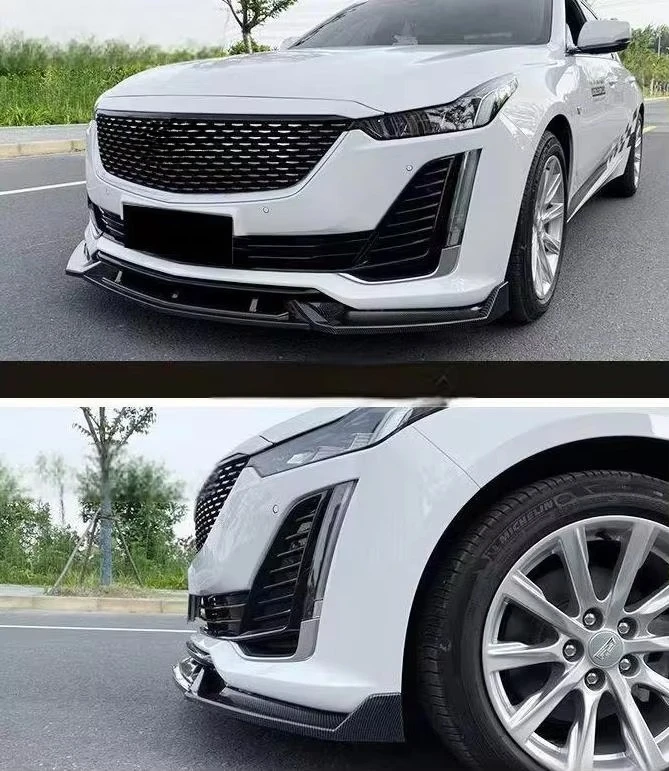 전문 자동차 부품 제조 공장 직송 ABS 플라스틱 카본 파이버 컴뱃 프론트 범퍼 스플리터 립 (CT4 CT5 용)