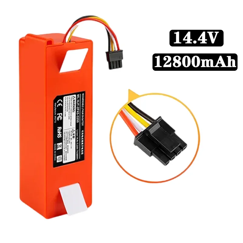 

Original 14.4V BRR-2P4S-5200S Robotic Vacuum Cleaner Battery, For Xiaomi RoborockS50 S51 S55 1S S5 S60 S65 Battery