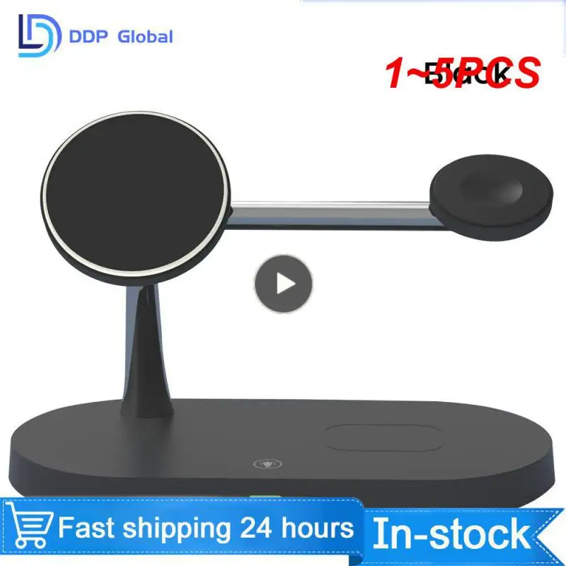 

Магнитная подставка для беспроводного зарядного устройства, зарядка от USB для наручных часов 14, 13, 12 Max, 8, 7, 1 ~ 5 шт. в 1