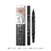 2 IN 1 Butterfly Seal Eyeliner Pen Star Moon Stamp Long-Lasting Waterproof Black Liquid Eye Liner Pencil Eyes Makeup Cosmetic 6