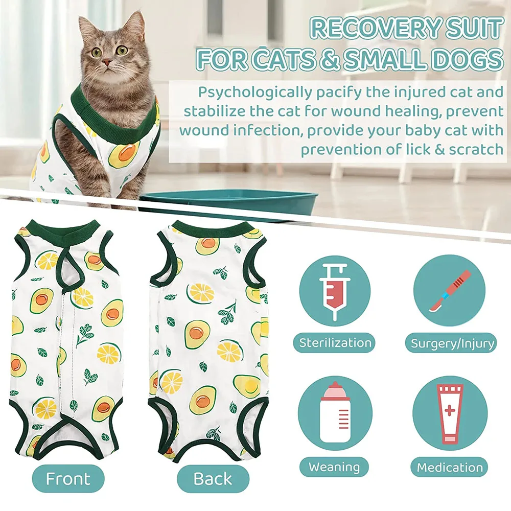 Abdominal Skin Anti-Licking Pajamas Pet Clothing - PeticaDeals