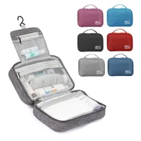 1pc Multi-Functional Travel Makeup Bag For Women Foldable Toiletry Bag Dry Wet Separation  Cosmetic Washing Storage Bag Girls 1