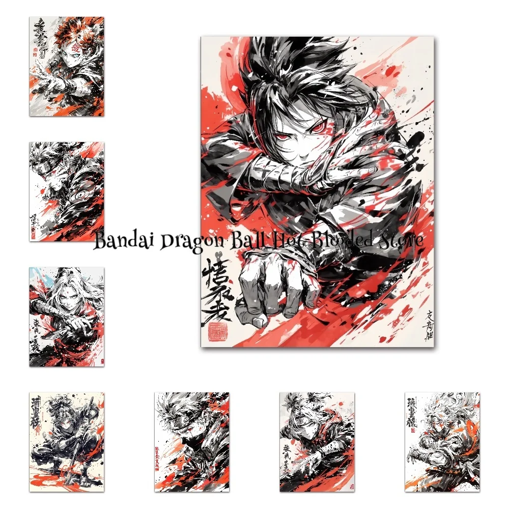 

Высококачественная Картина на холсте Классический Аниме Наруто Hatake Kakashi художественный чернильный постер на стену подарки на день рождения гостиная домашний Декор подарок