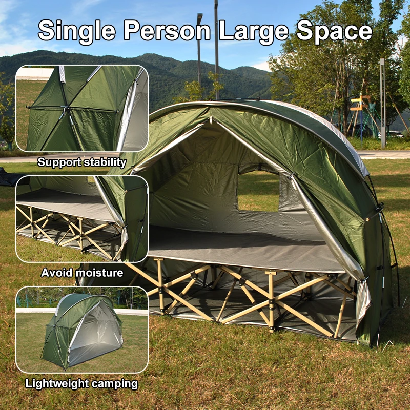 1 man tent backpacking lightweight for Hiking Climbing Fishing Hunting Outdoor Camping Tent Portable Exclude Cot