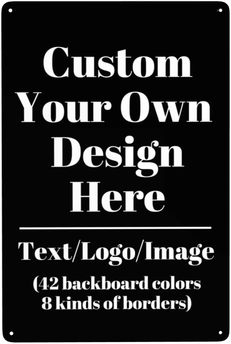 

Персонализируйте свой собственный фотографический логотип, фотография заднего вида, внешний декор черного цвета 8x12